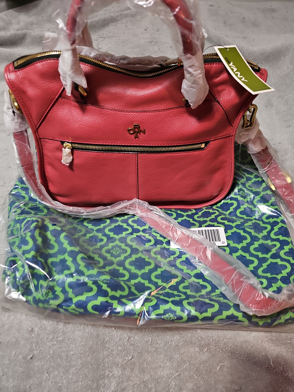 orYANY Dusty Rose - Pebbled Satchel, Top Handle, Crossbody - NEW WITH TAGS